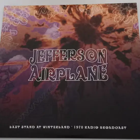 Jefferson Airplane, Last Stand At Winterland  1970 Radio Broadcast (Double album, Clear vinyl)